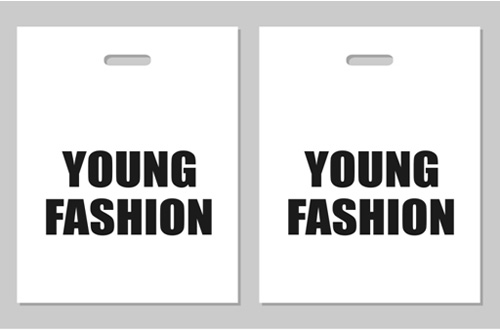 Пакеты с логотипом: "YOUNG FASHION"